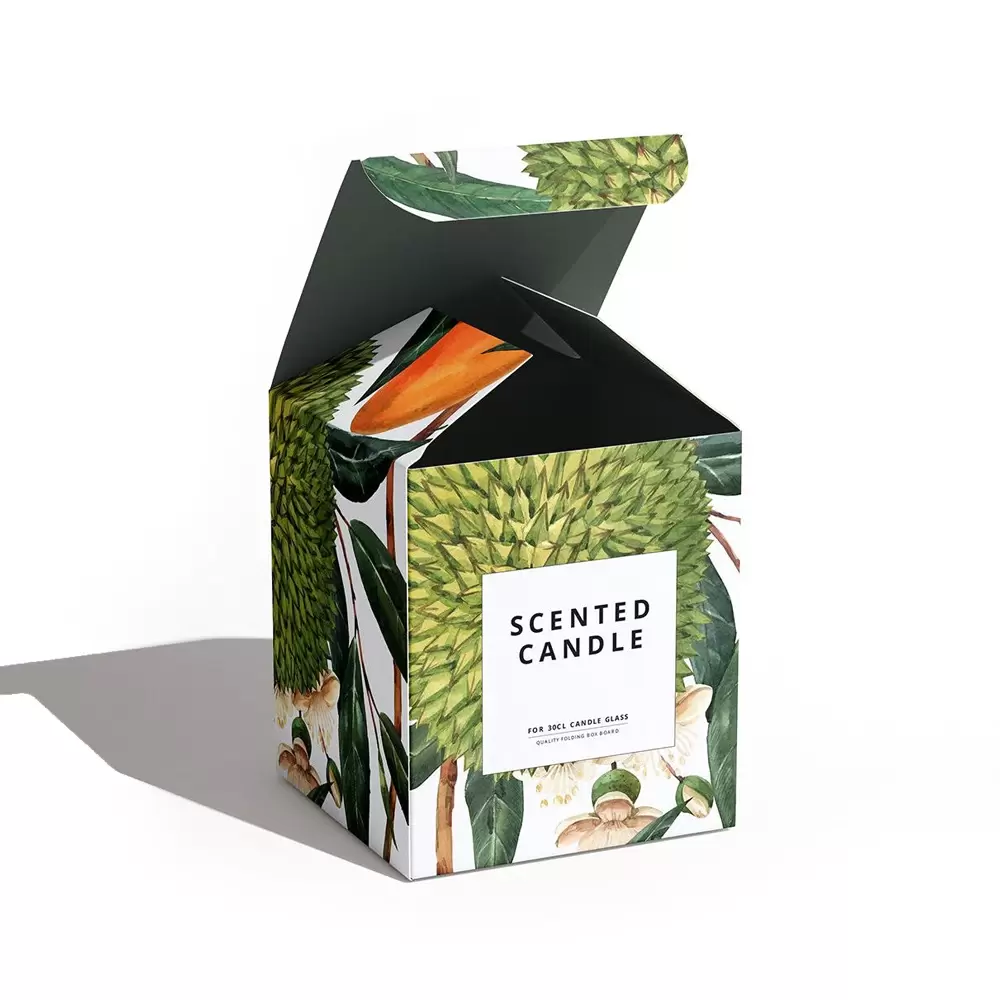 Cajas con extremo plegable