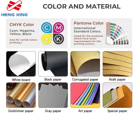 caja de cartón cilíndrica