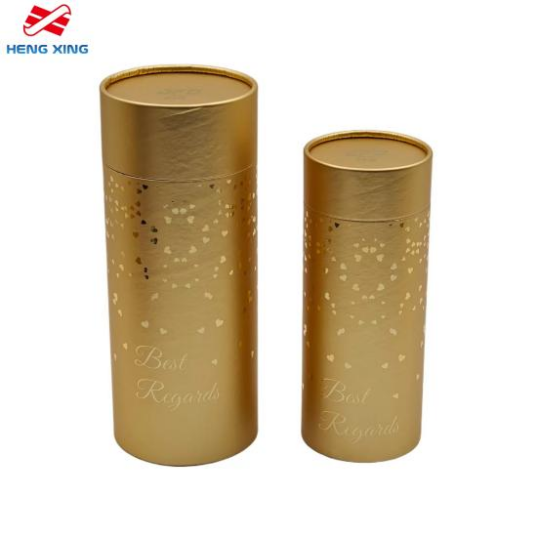 Cajas de embalaje cilíndricas de cartón para productos premium