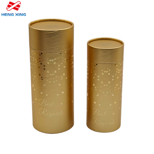 caja de regalo de tubo de cartón