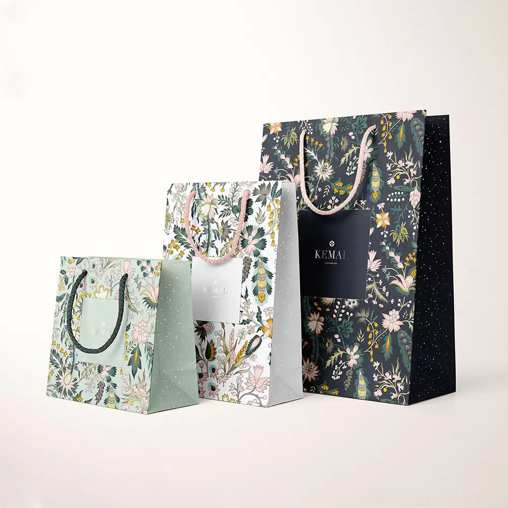 Bolsas de papel impresas personalizadas