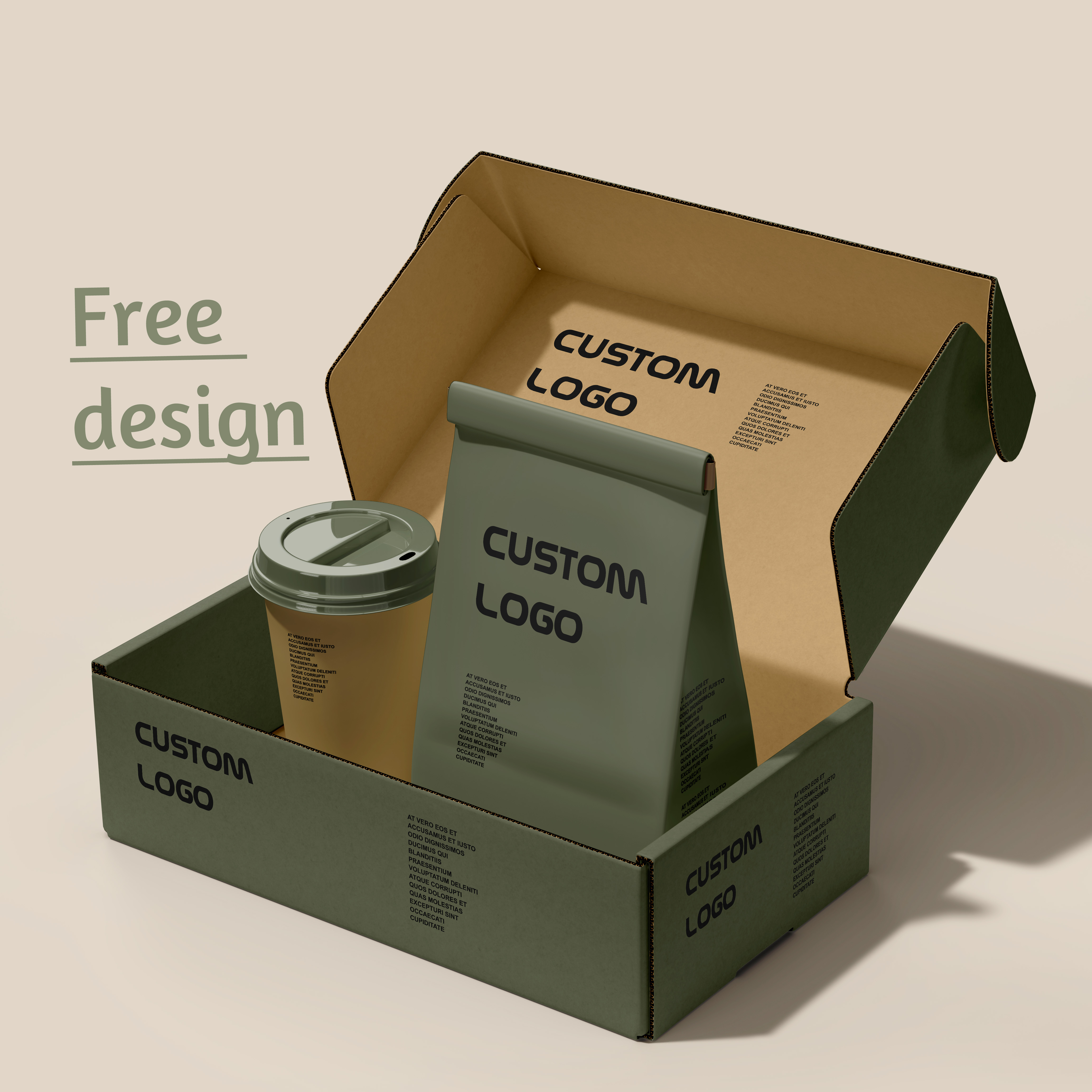 Cajas de correo corrugadas personalizadas
