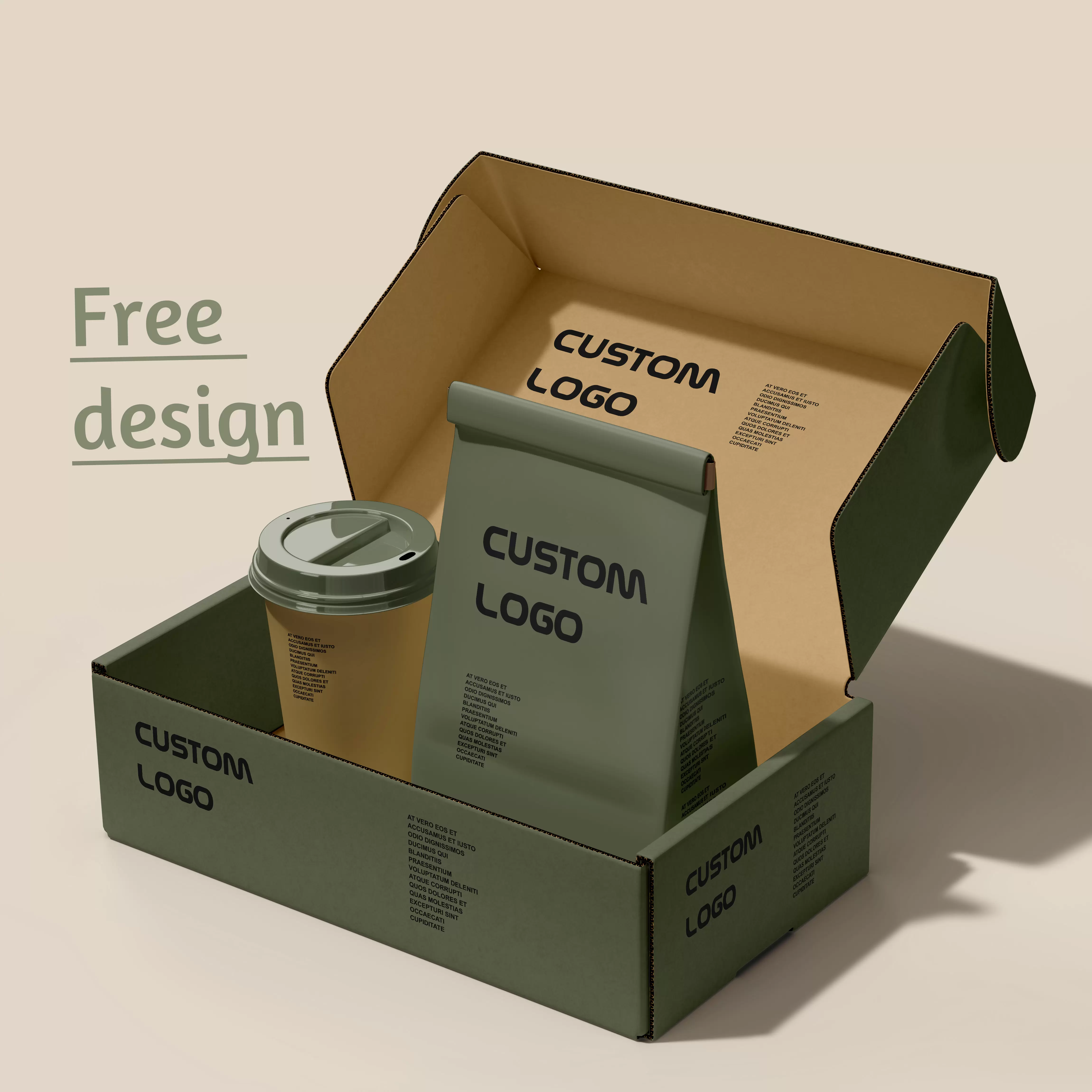 Cajas de correo corrugadas personalizadas