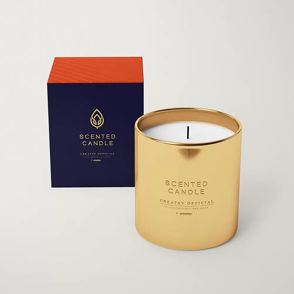  Caja de cartón para velas