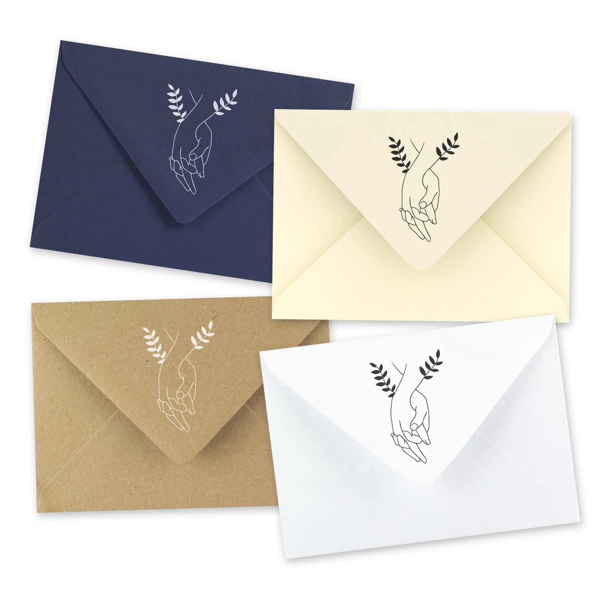  Tarjetas y sobres impresos 