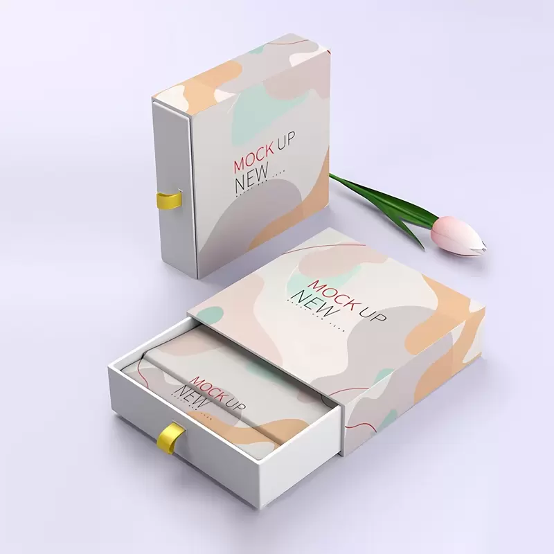 Cajas de regalo con cajones de cartón