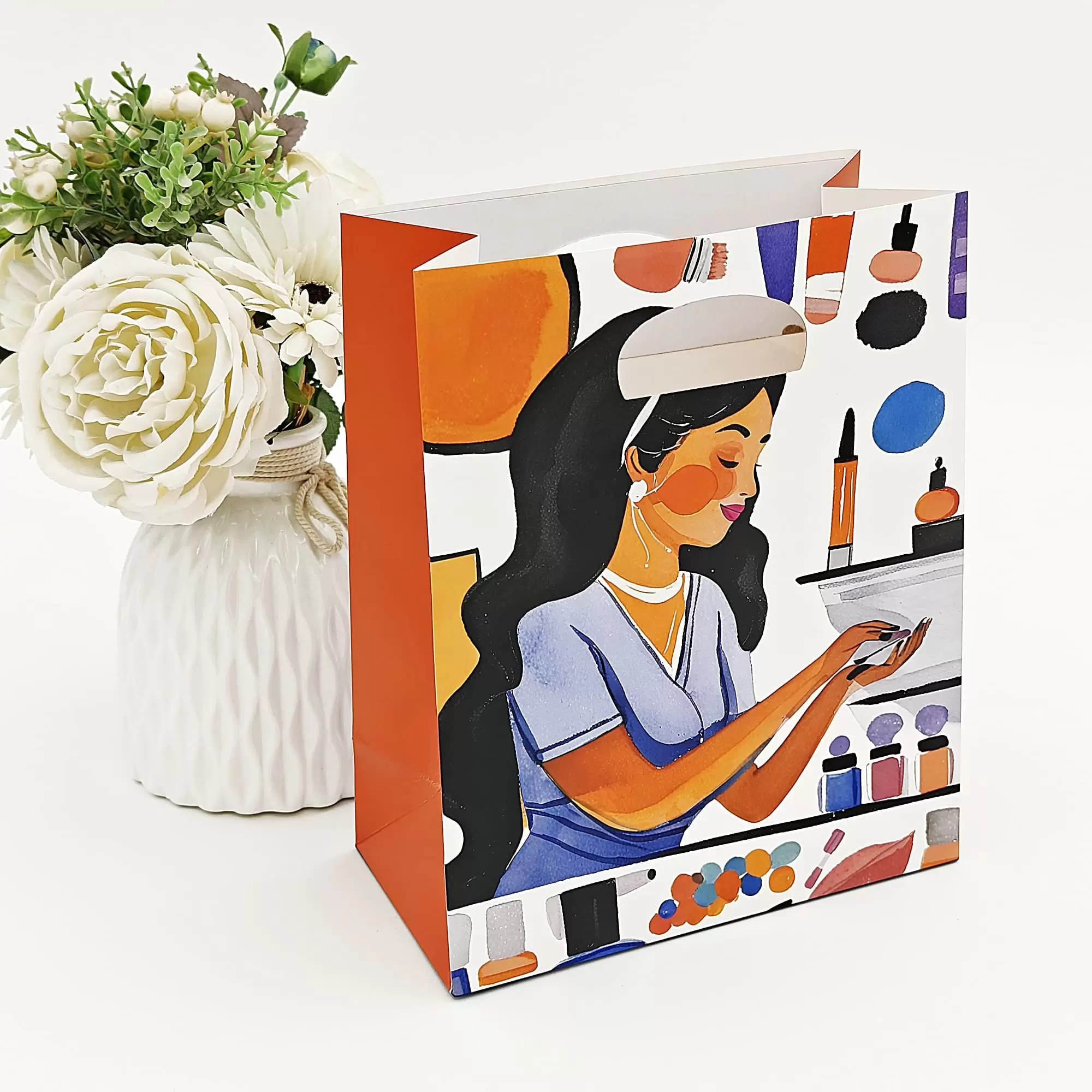 Bolsa de papel para la compra