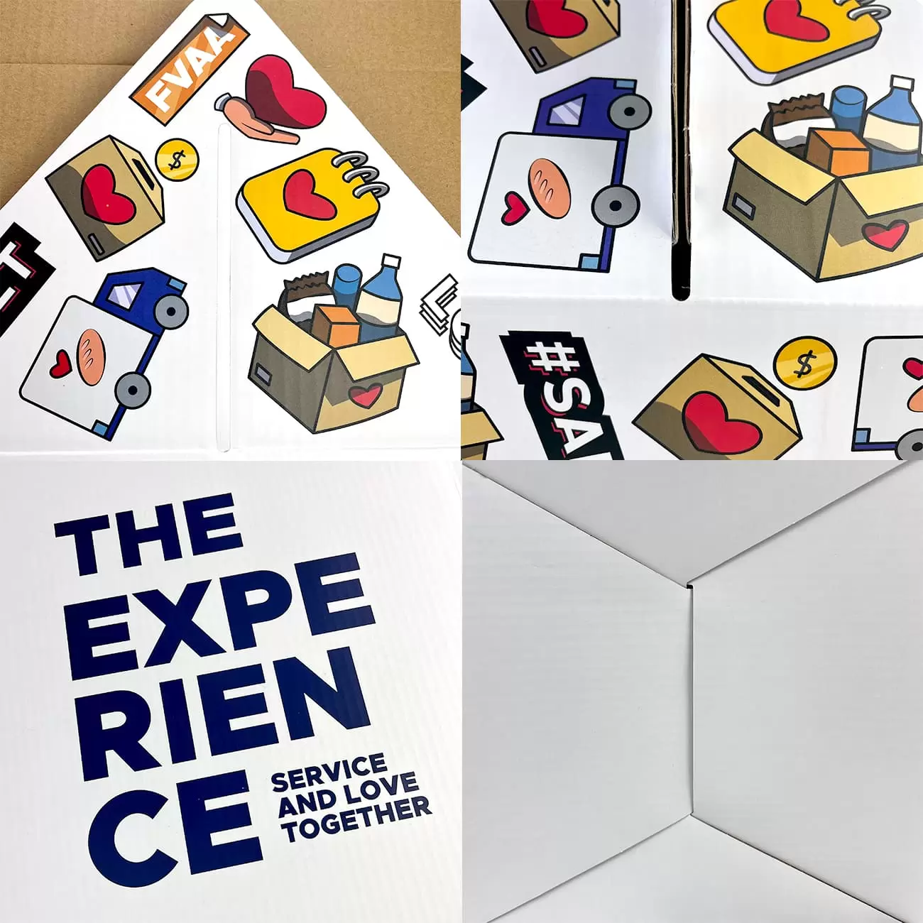  Cajas de embalaje de cartón corrugado 