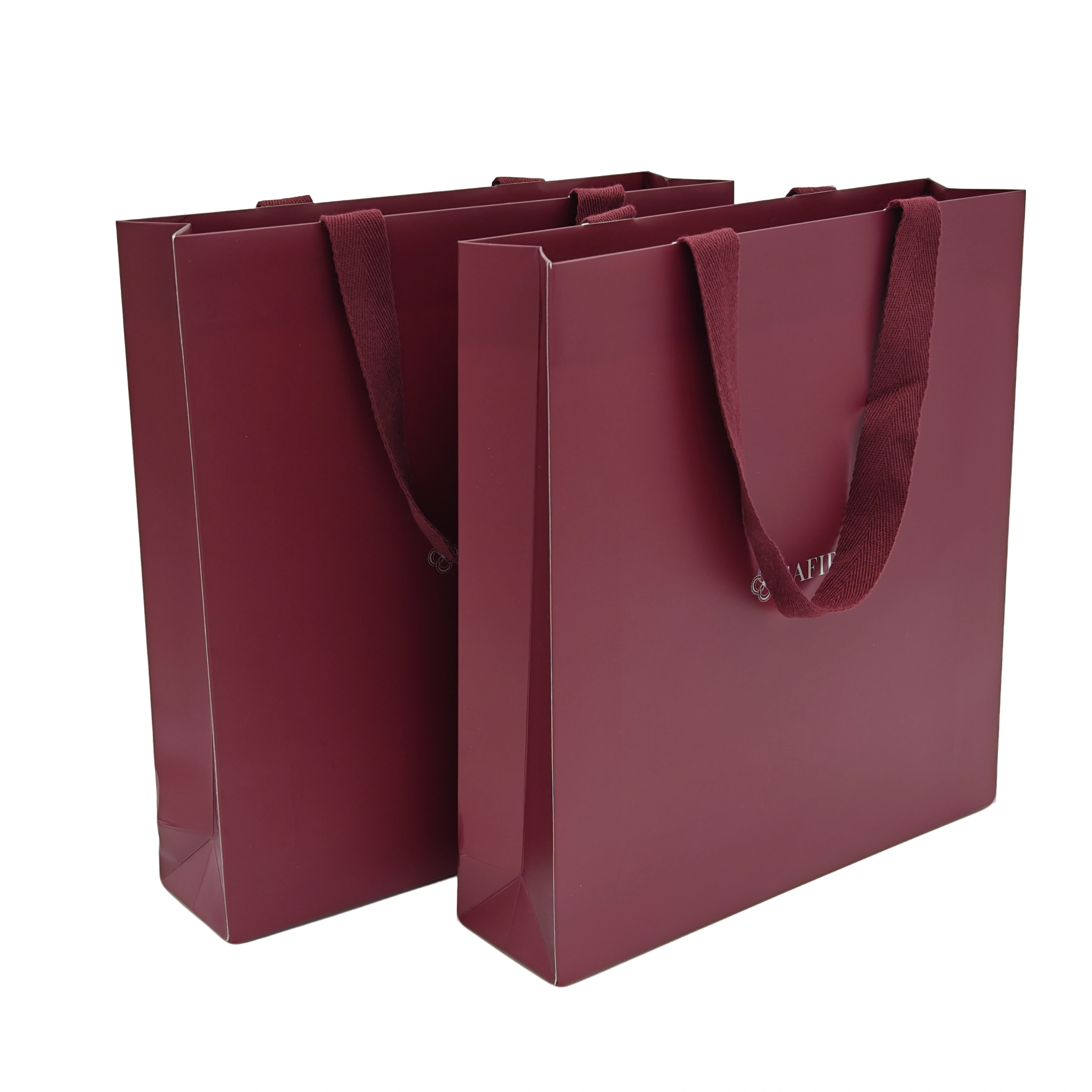  Bolsas de papel con asas para la compra 