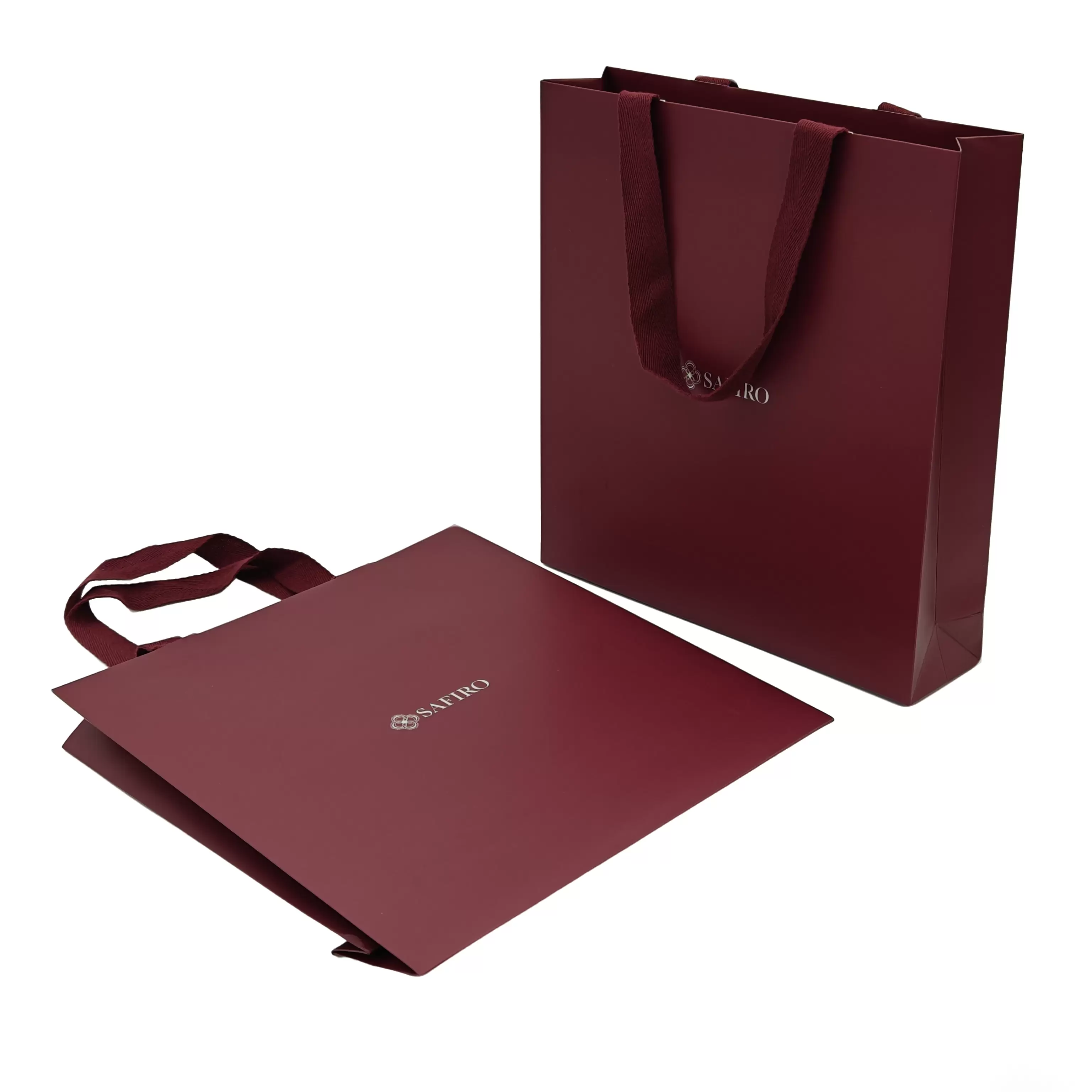 Bolsas de papel con asas de tela