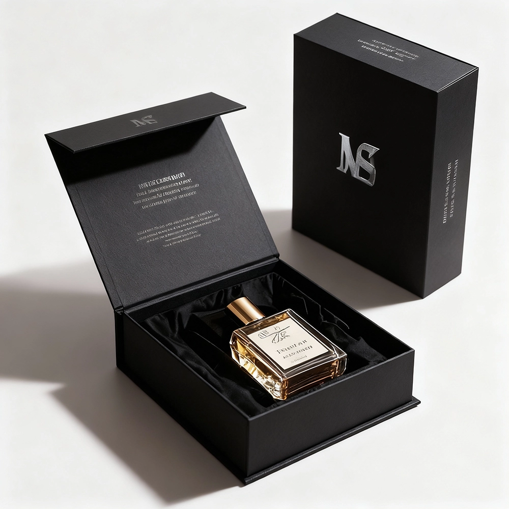 Diseño creativo de caja de perfume