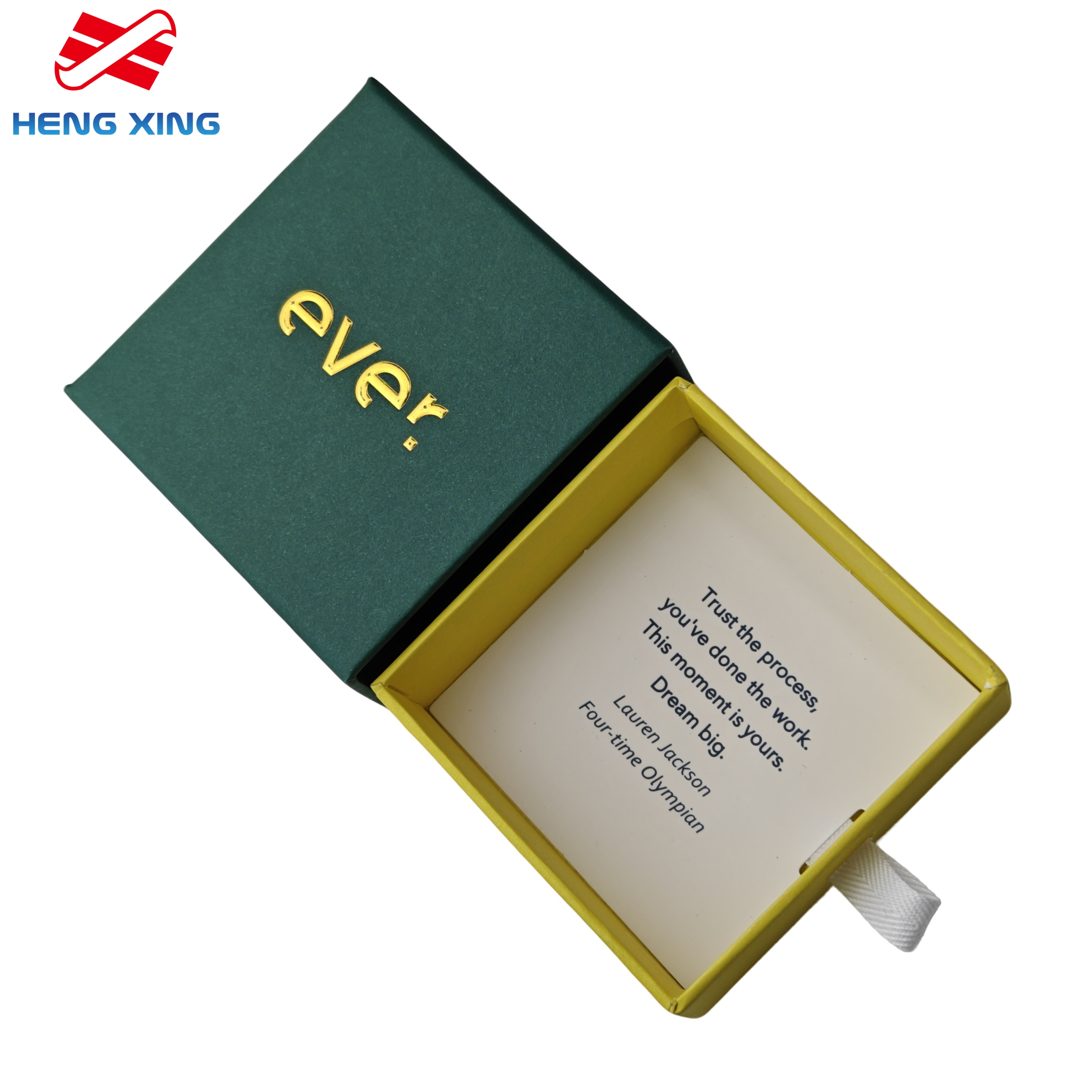 utilizando cajas de cajones rígidas personalizadas